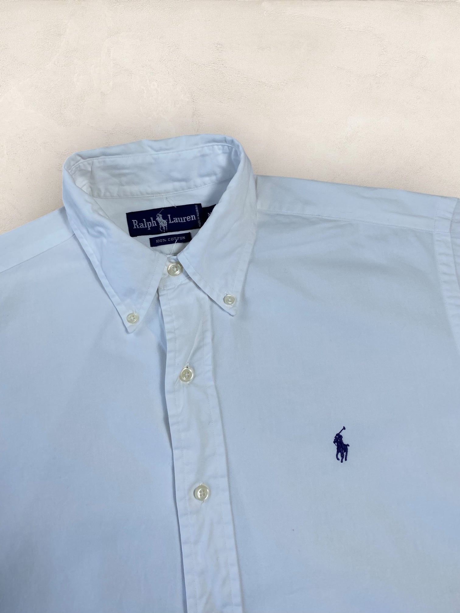 Chemise Homme Ralph Lauren BLANC M Ref:2814 - BLANC - M - amifrip - Friperie en ligne et vêtements vintage