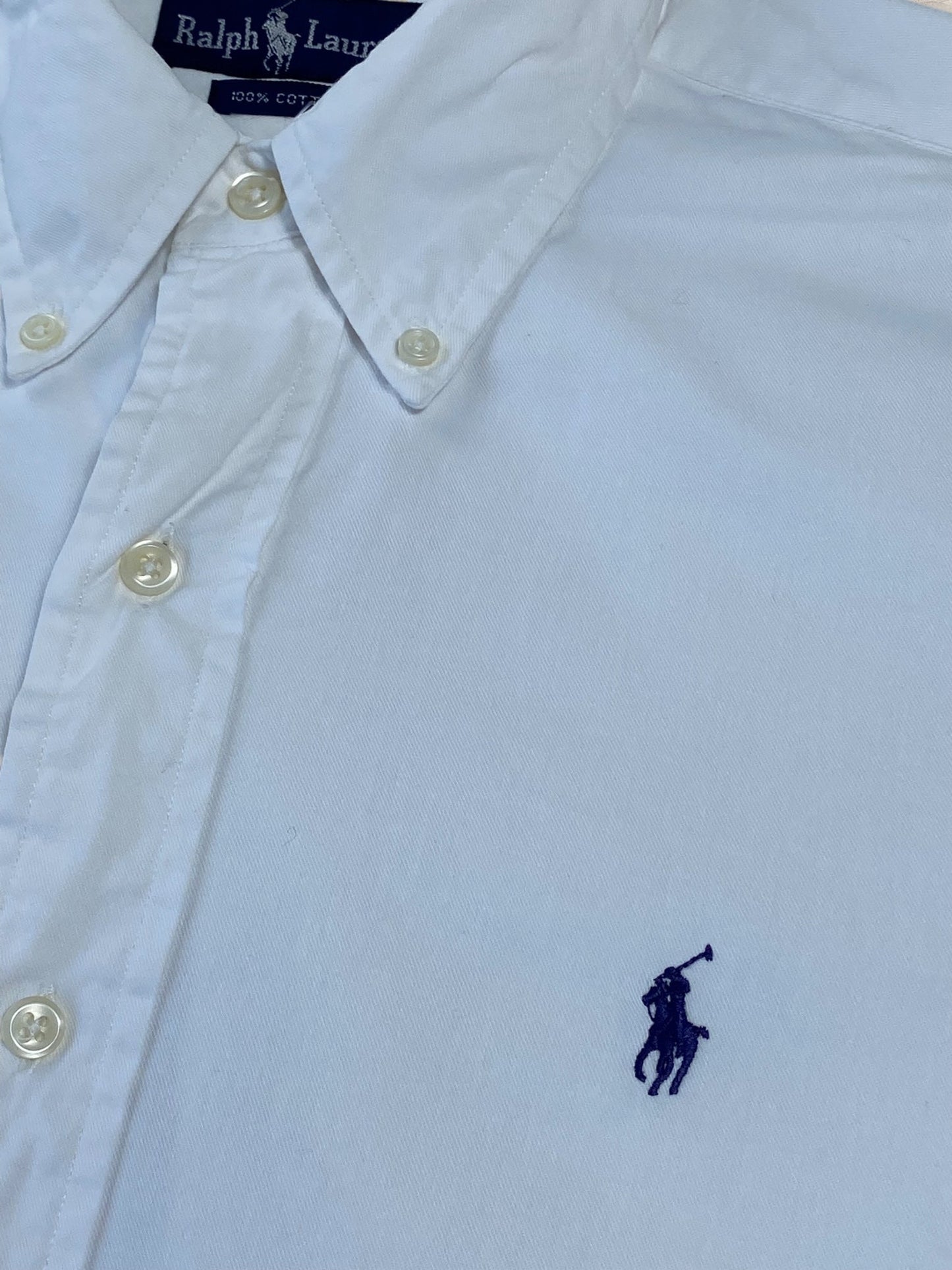 Chemise Homme Ralph Lauren BLANC M Ref:2814 - BLANC - M - amifrip - Friperie en ligne et vêtements vintage