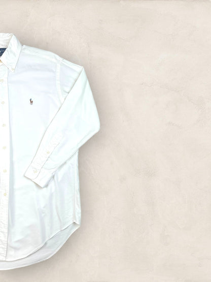 Chemise Homme Ralph Lauren BLANC S en Coton Ref:2826 - BLANC - S - amifrip