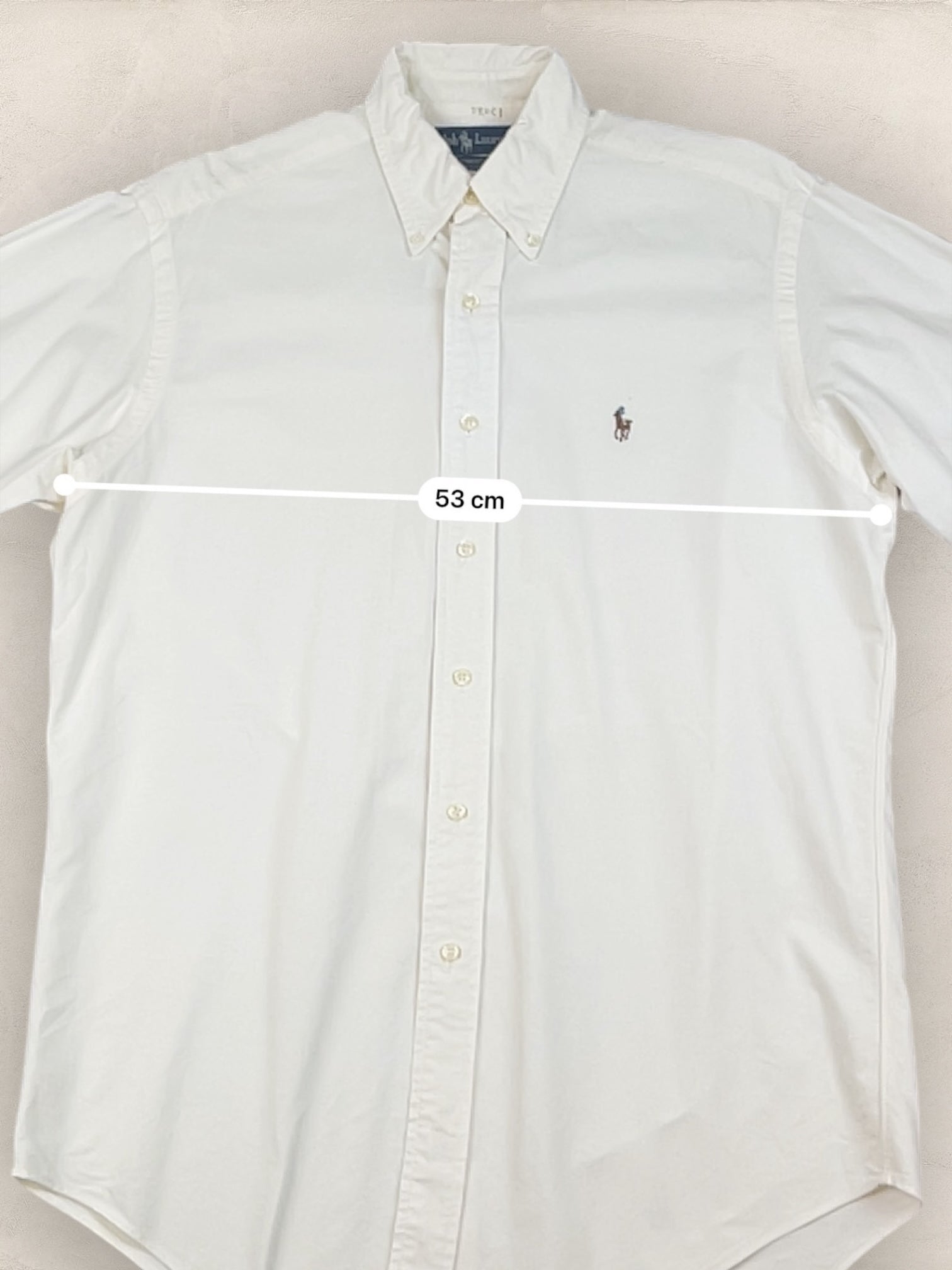 Chemise Homme Ralph Lauren BLANC S en Coton Ref:2826 - BLANC - S - amifrip
