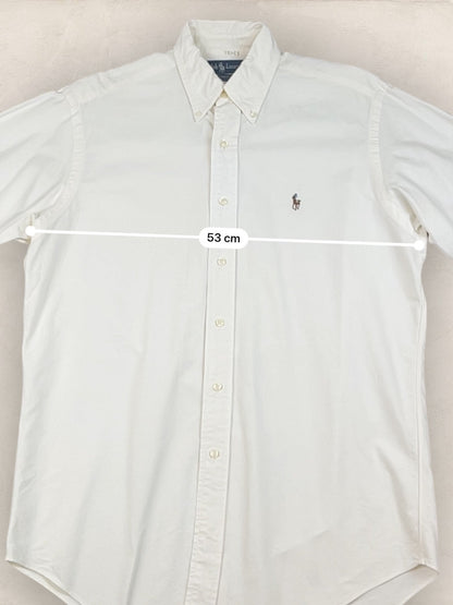 Chemise Homme Ralph Lauren BLANC S en Coton Ref:2826 - BLANC - S - amifrip