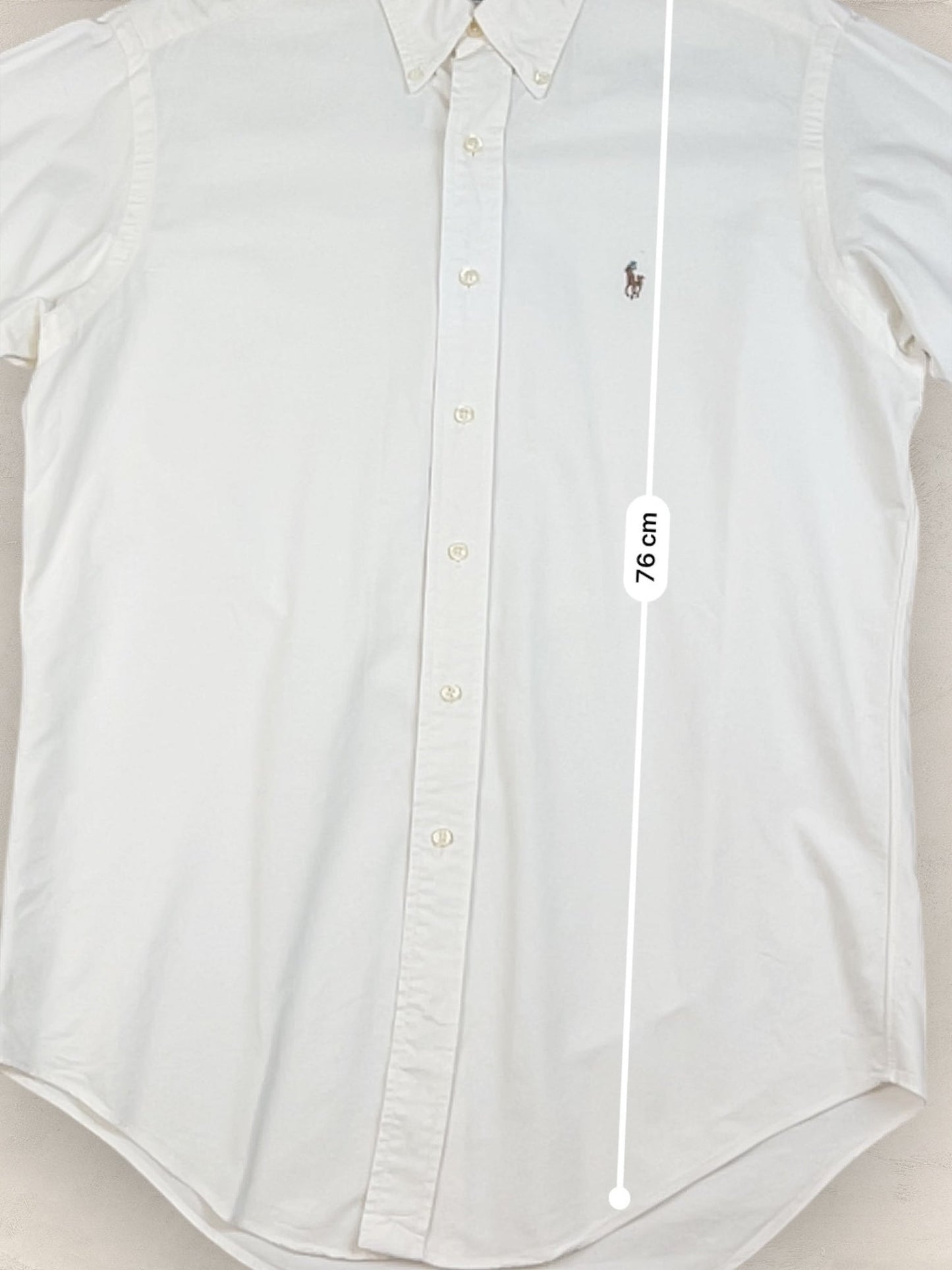Chemise Homme Ralph Lauren BLANC S en Coton Ref:2826 - BLANC - S - amifrip