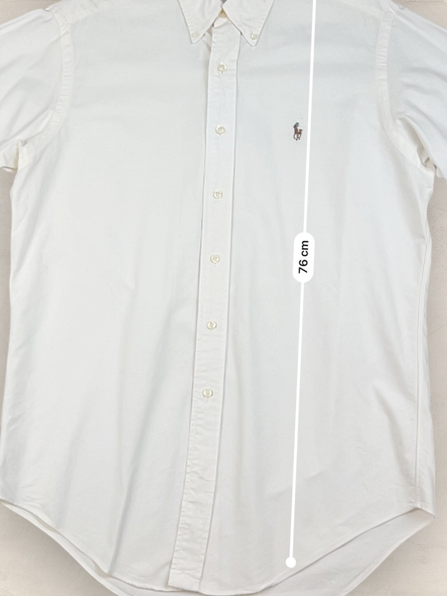 Chemise Homme Ralph Lauren BLANC S en Coton Ref:2826 - BLANC - S - amifrip