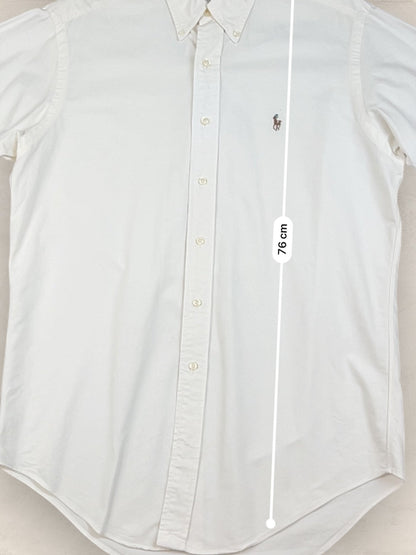 Chemise Homme Ralph Lauren BLANC S en Coton Ref:2826 - BLANC - S - amifrip