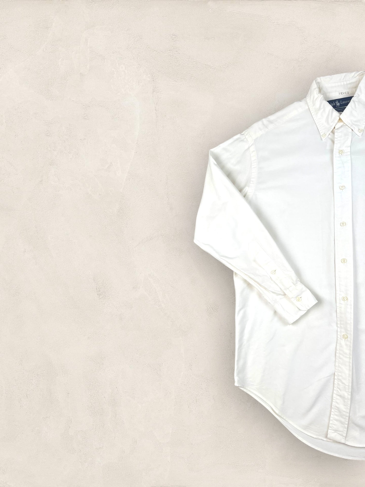 Chemise Homme Ralph Lauren BLANC S en Coton Ref:2826 - BLANC - S - amifrip