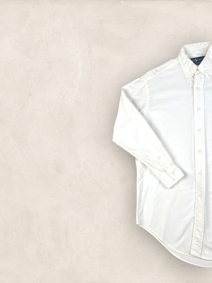 Chemise Homme Ralph Lauren BLANC S en Coton Ref:2826 - BLANC - S - amifrip