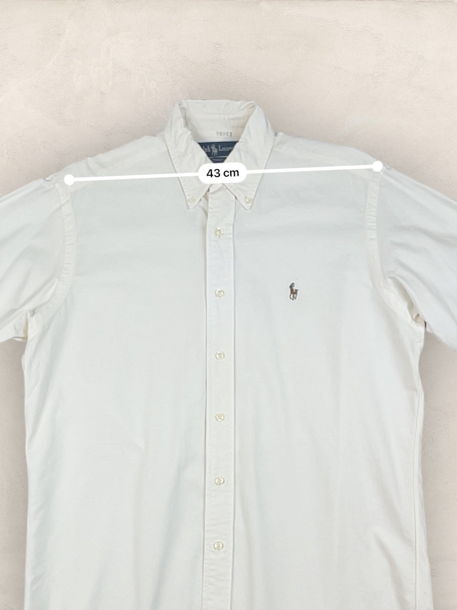 Chemise Homme Ralph Lauren BLANC S en Coton Ref:2826 - BLANC - S - amifrip