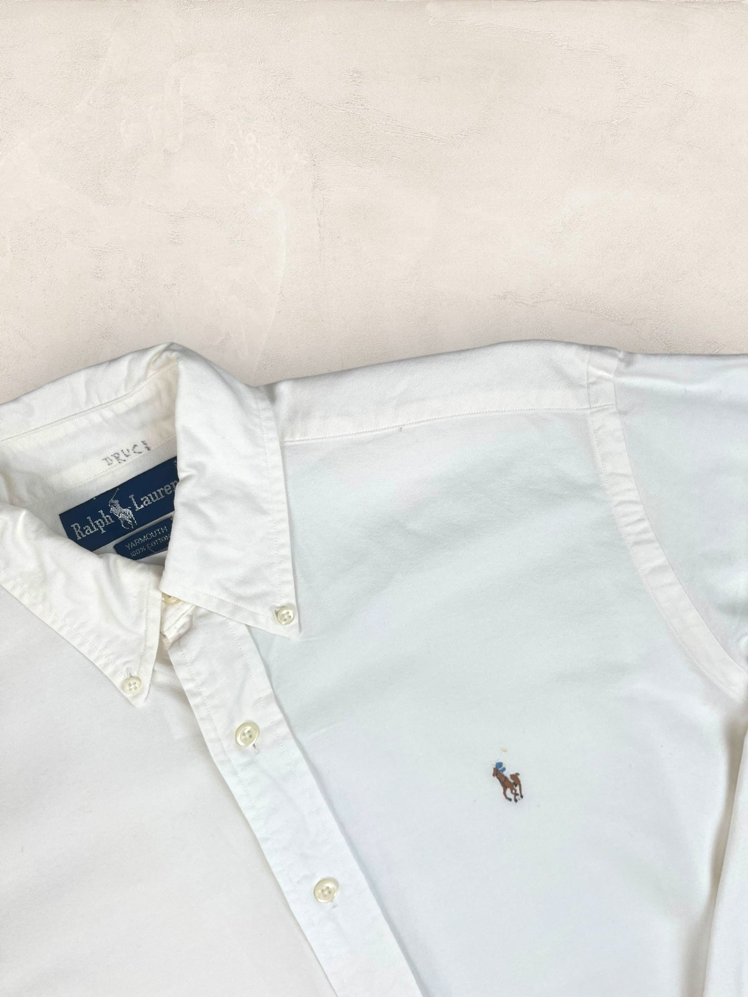 Chemise Homme Ralph Lauren BLANC S en Coton Ref:2826 - BLANC - S - amifrip