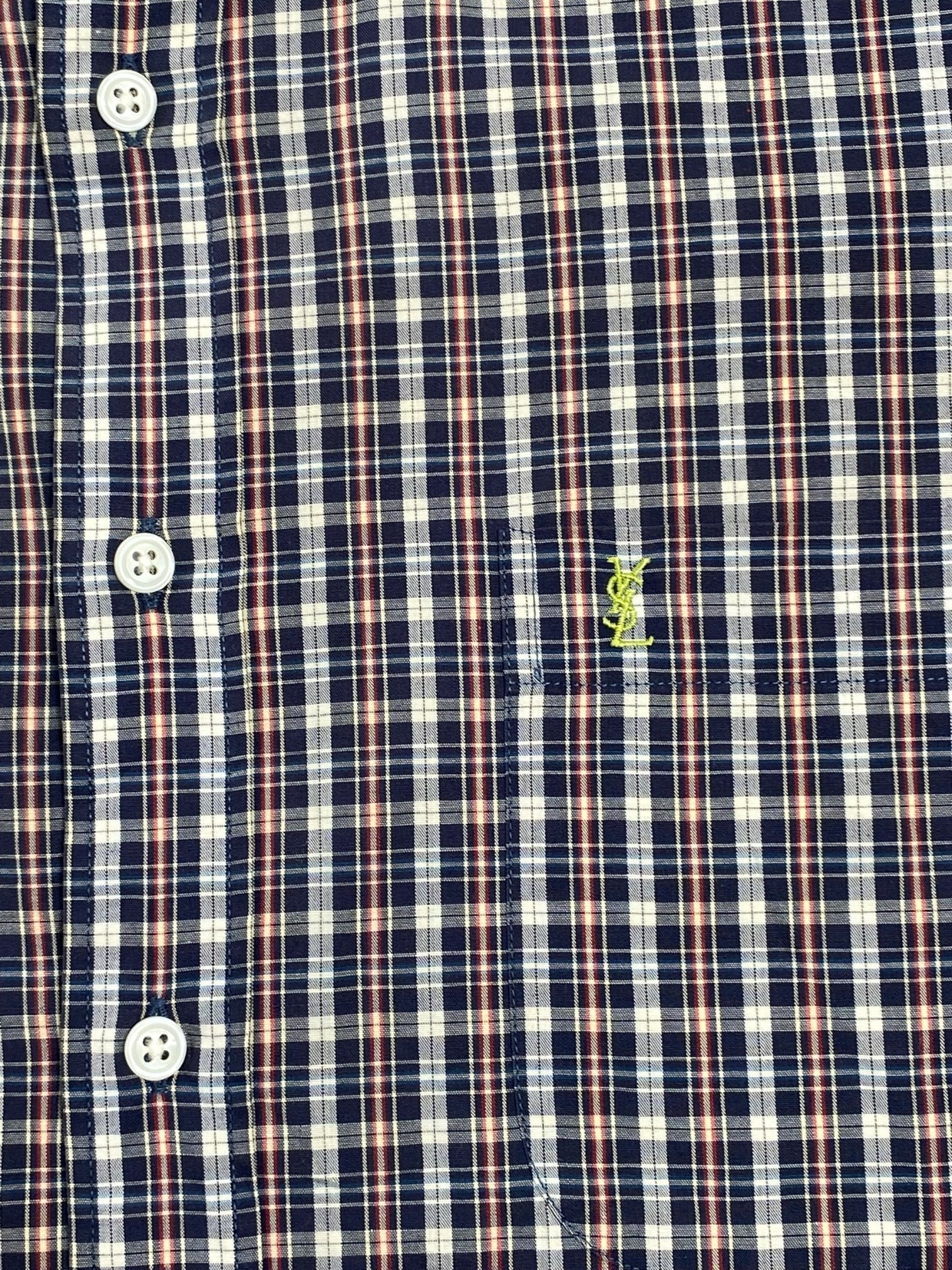 Chemise Homme Yves Saint - Laurent Bleu M Ref:2917 - Bleu - M - amifrip - Friperie en ligne et vêtements vintage