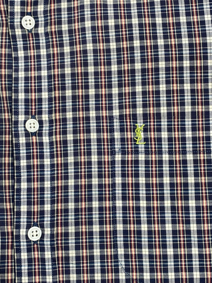 Chemise Homme Yves Saint - Laurent Bleu M Ref:2917 - Bleu - M - amifrip - Friperie en ligne et vêtements vintage