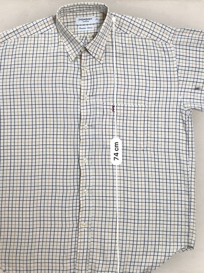Chemise Homme Yves Saint - Laurent Creme L Ref:2919 - Creme - L - amifrip - Friperie en ligne et vêtements vintage
