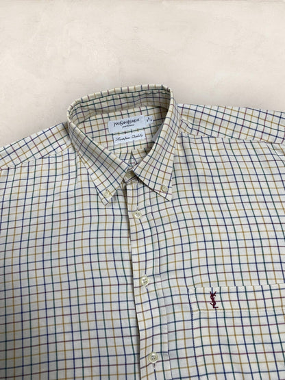 Chemise Homme Yves Saint - Laurent Creme L Ref:2919 - Creme - L - amifrip - Friperie en ligne et vêtements vintage