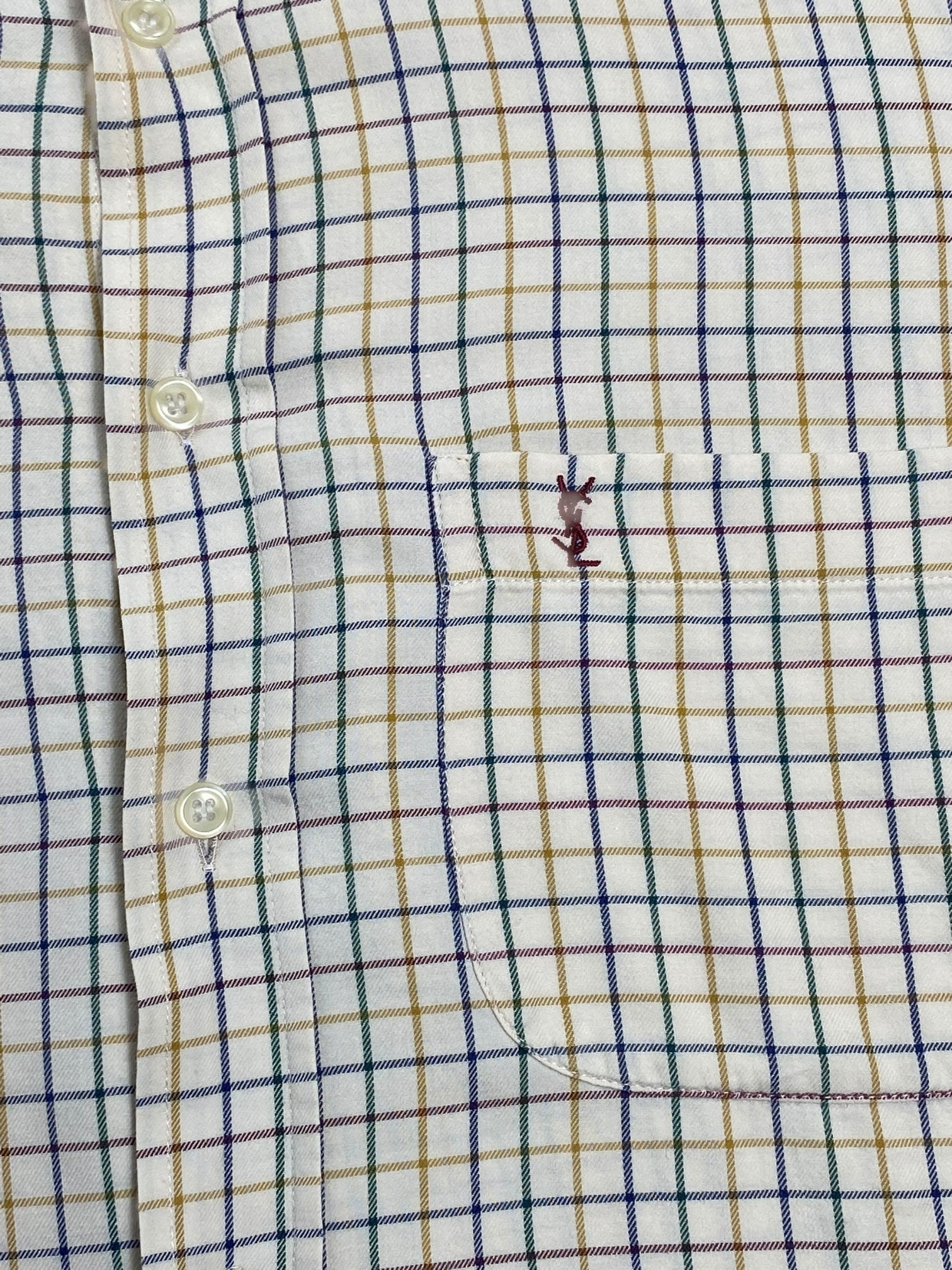 Chemise Homme Yves Saint - Laurent Creme L Ref:2919 - Creme - L - amifrip - Friperie en ligne et vêtements vintage