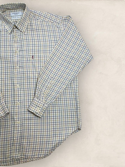 Chemise Homme Yves Saint - Laurent Creme L Ref:2919 - Creme - L - amifrip - Friperie en ligne et vêtements vintage
