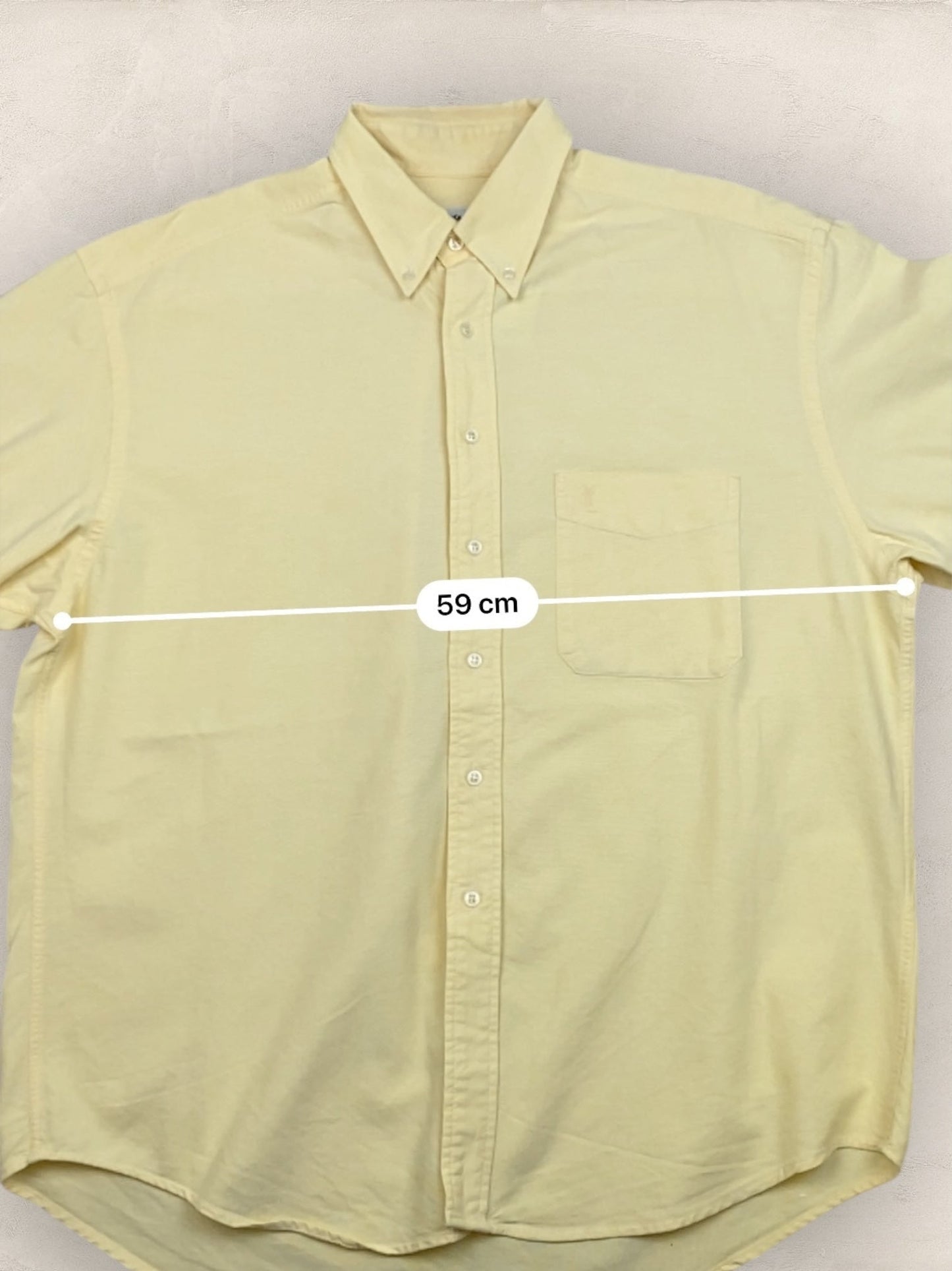 Chemise Homme Yves Saint - Laurent Jaune L Ref:2912 - Jaune - L - amifrip