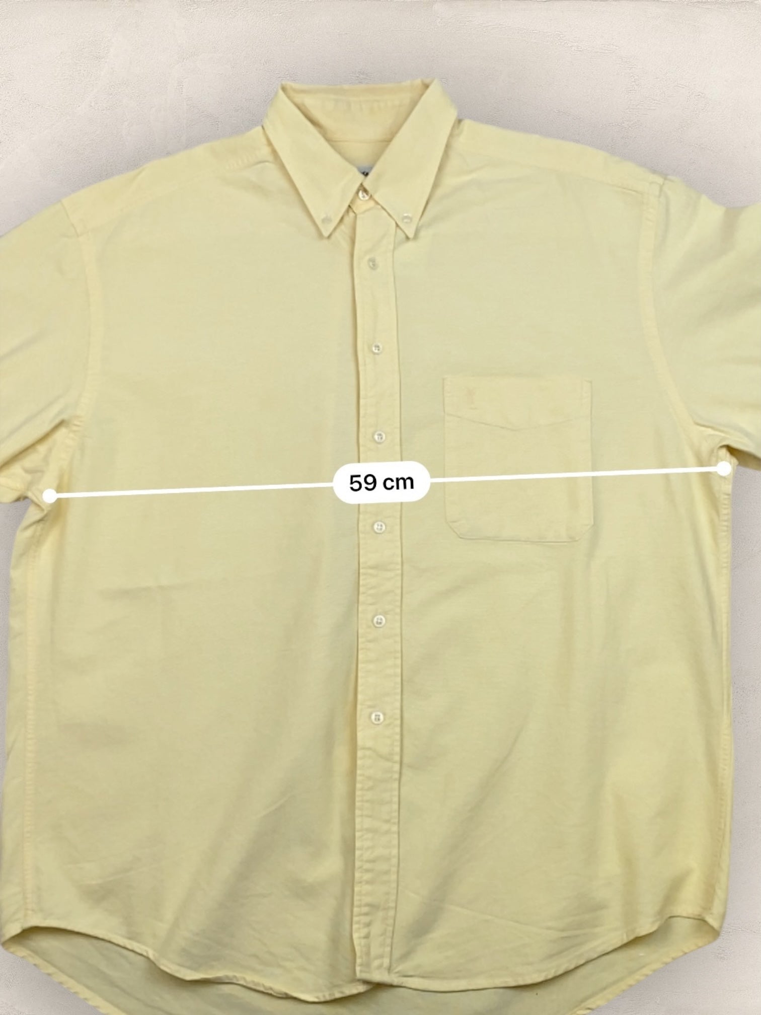 Chemise Homme Yves Saint - Laurent Jaune L Ref:2912 - Jaune - L - amifrip
