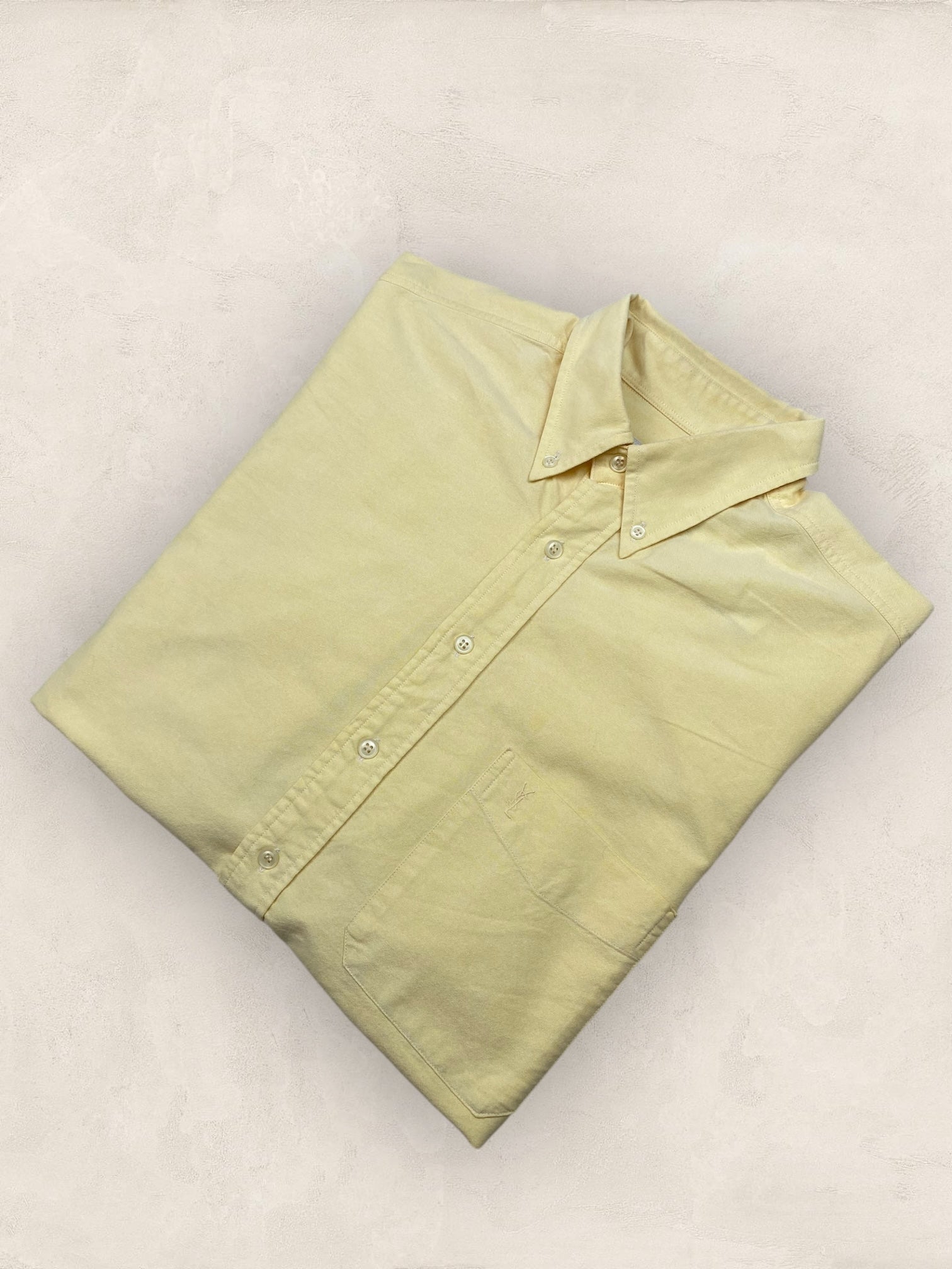 Chemise Homme Yves Saint - Laurent Jaune L Ref:2912 - Jaune - L - amifrip