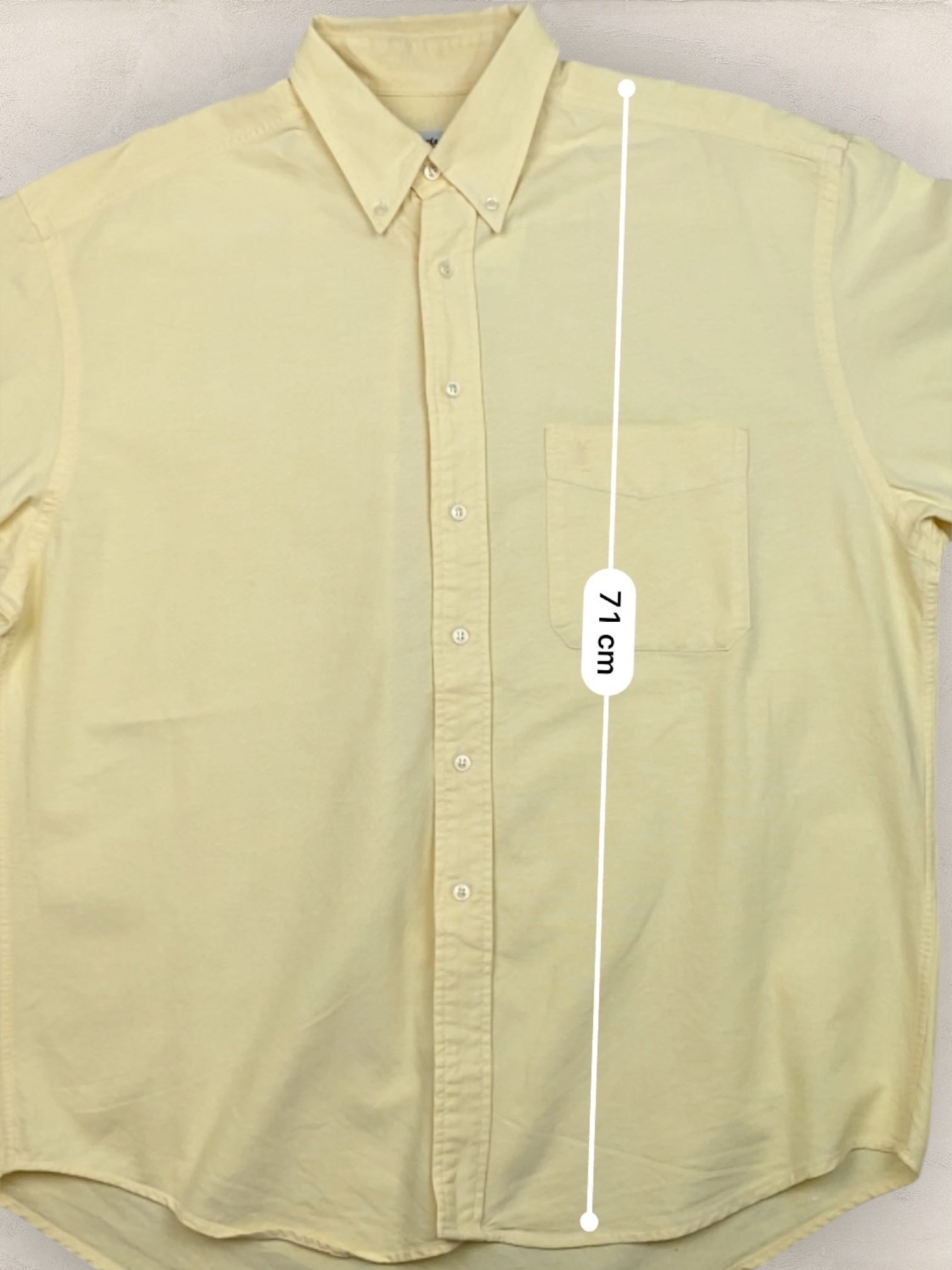 Chemise Homme Yves Saint - Laurent Jaune L Ref:2912 - Jaune - L - amifrip