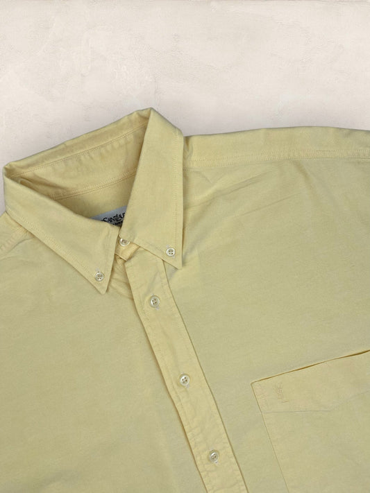 Chemise Homme Yves Saint - Laurent Jaune L Ref:2912 - Jaune - L - amifrip