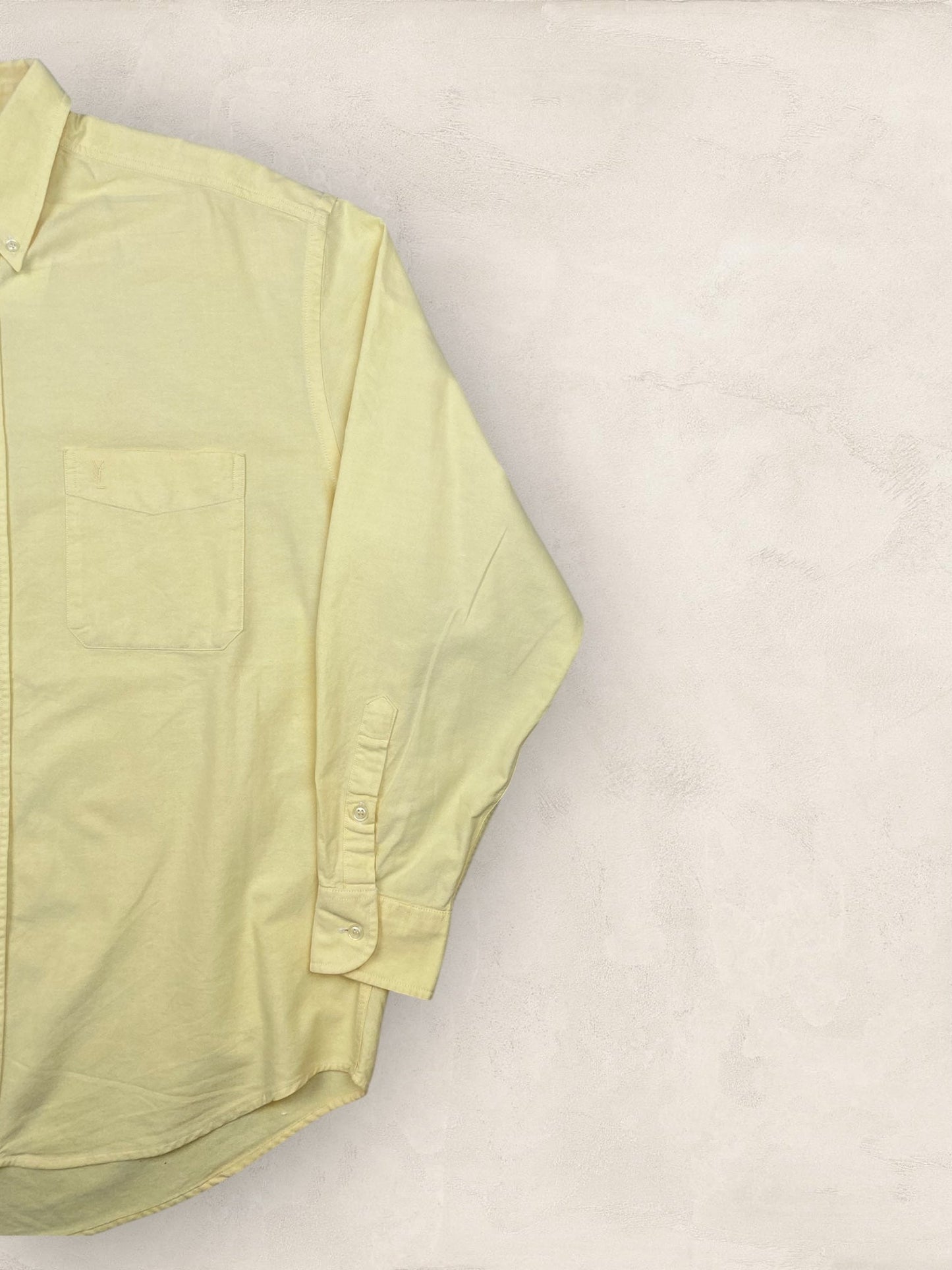 Chemise Homme Yves Saint - Laurent Jaune L Ref:2912 - Jaune - L - amifrip