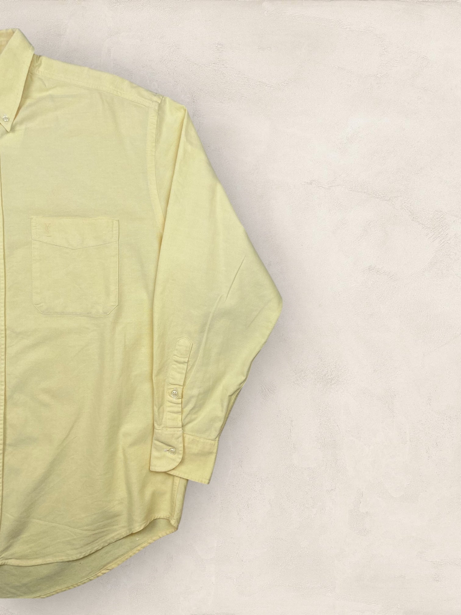 Chemise Homme Yves Saint - Laurent Jaune L Ref:2912 - Jaune - L - amifrip