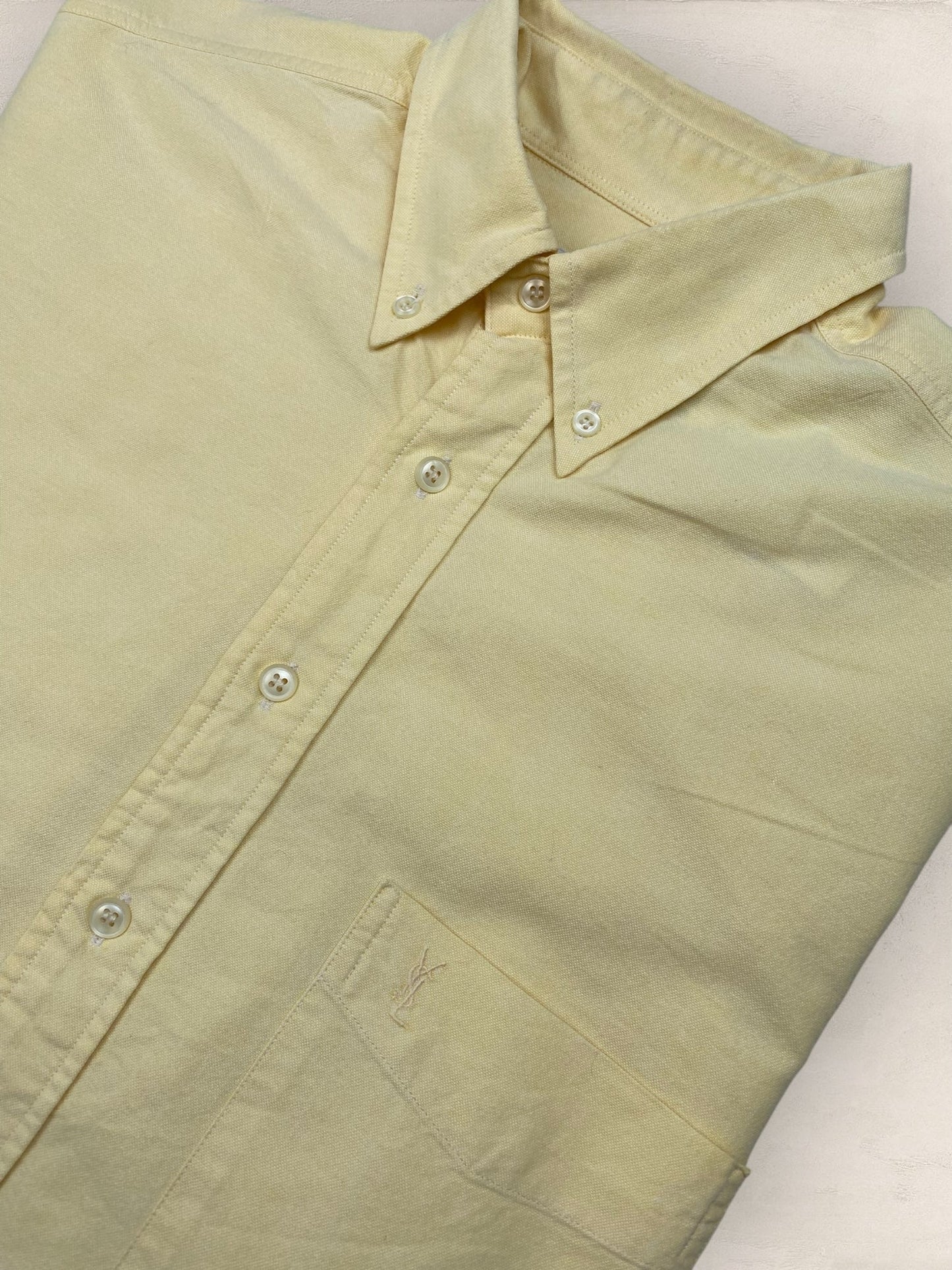 Chemise Homme Yves Saint - Laurent Jaune L Ref:2912 - Jaune - L - amifrip