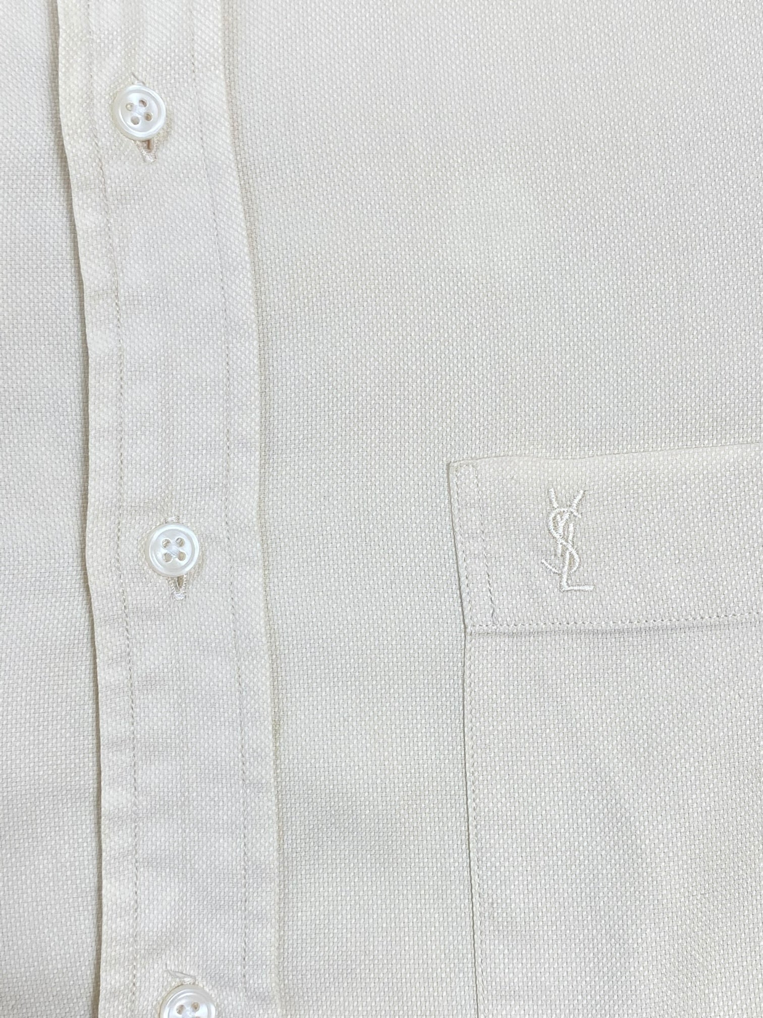 Chemise Homme Yves Saint - Laurent Jaune L Ref:2915 - Jaune - L - amifrip - Friperie en ligne et vêtements vintage