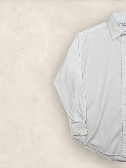 Chemise Homme Yves Saint - Laurent Vintage Blanc L Ref:2937 - Blanc - L - amifrip