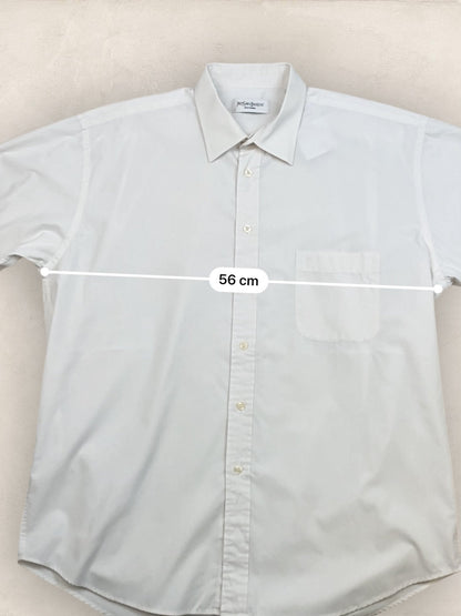 Chemise Homme Yves Saint - Laurent Vintage Blanc L Ref:2937 - Blanc - L - amifrip