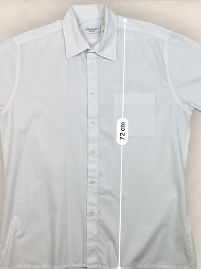 Chemise Homme Yves Saint - Laurent Vintage Blanc L Ref:2955 - Blanc - L - amifrip