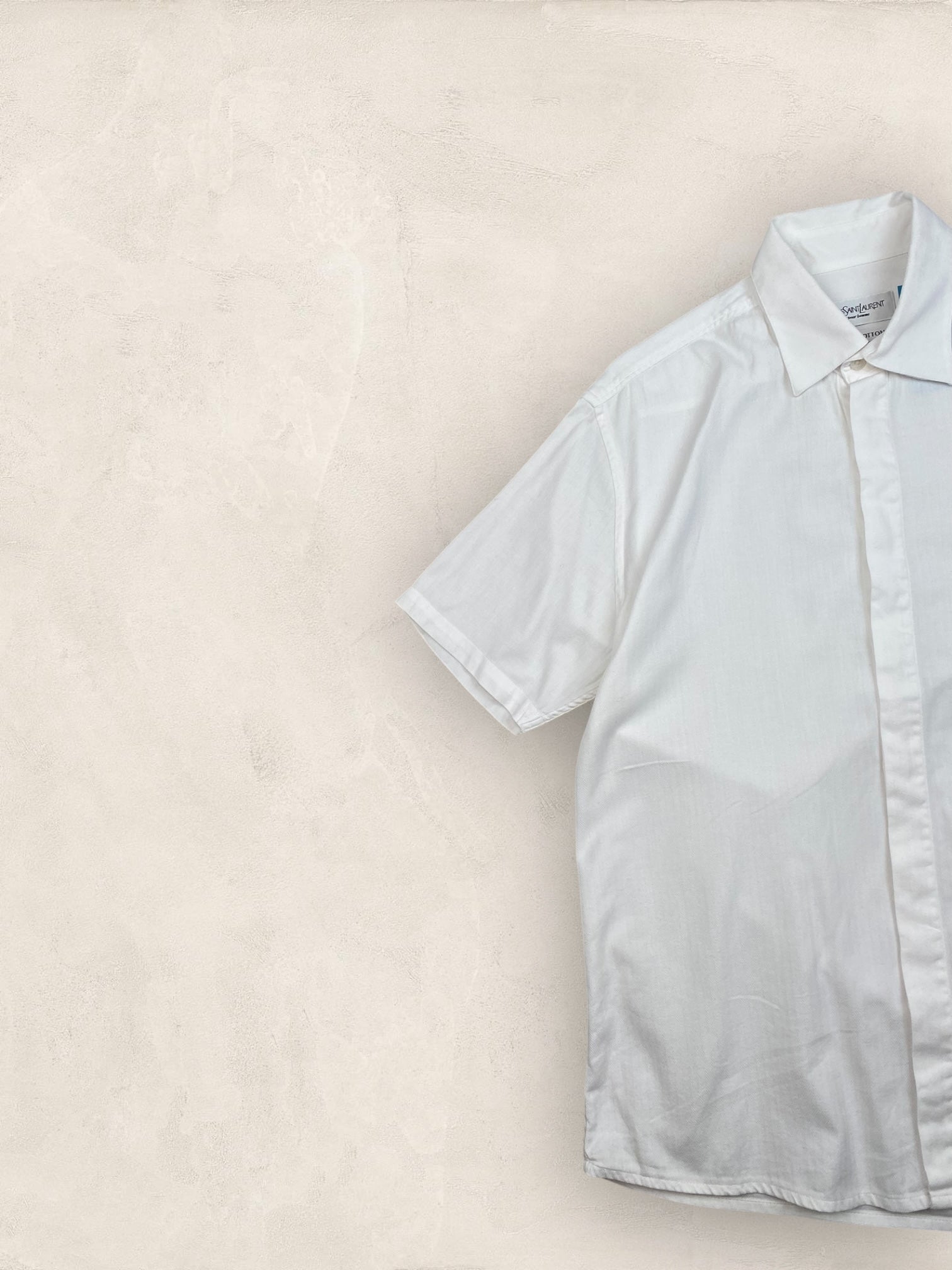 Chemise Homme Yves Saint - Laurent Vintage Blanc M Ref:2949 - Blanc - M - amifrip