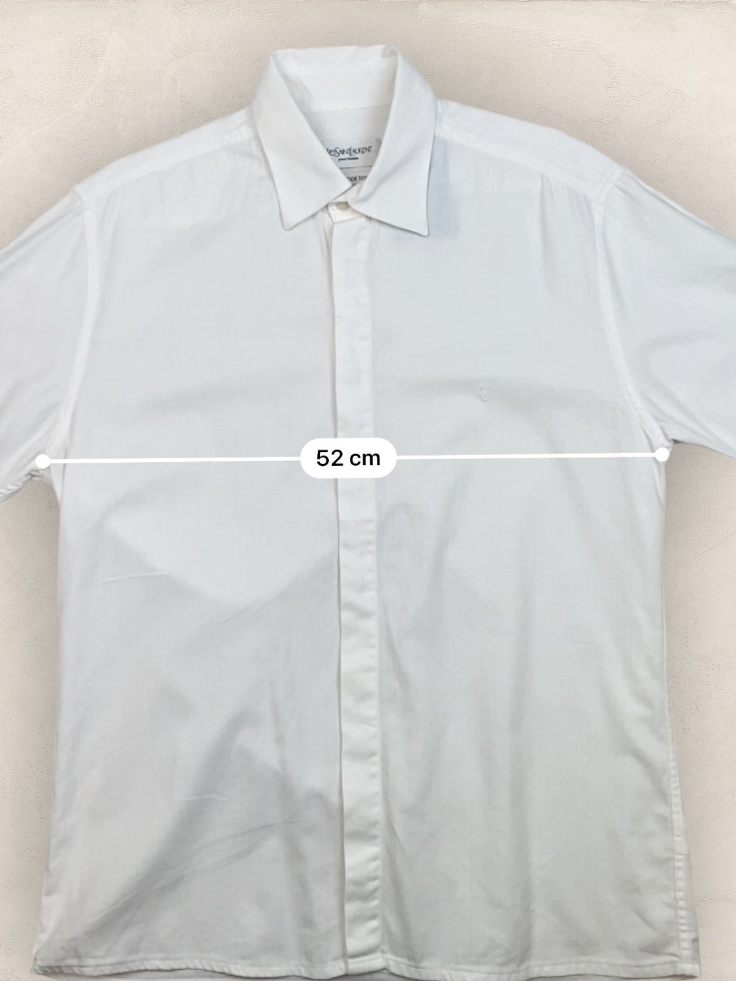 Chemise Homme Yves Saint - Laurent Vintage Blanc M Ref:2949 - Blanc - M - amifrip