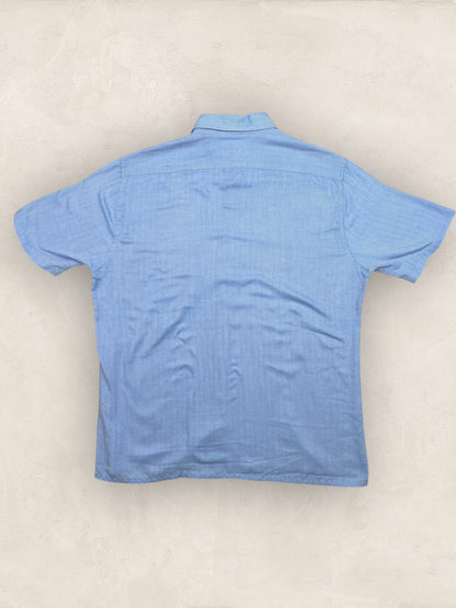 Chemise Homme Yves Saint - Laurent Vintage Bleu L Ref:2952 - Bleu - L - amifrip