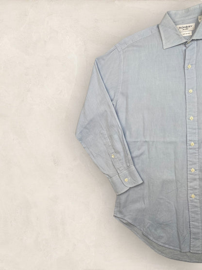 Chemise Homme Yves Saint - Laurent vintage Bleu M Ref:2911 - Bleu - M - amifrip