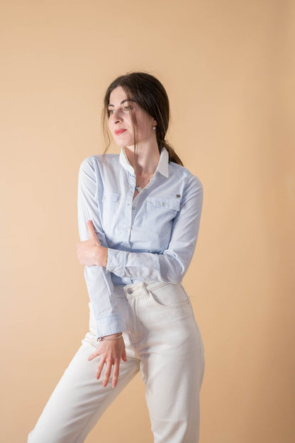 Chemise Kaporal Femme 810 - BLEU - XS - amifrip - Friperie en ligne et vêtements vintage