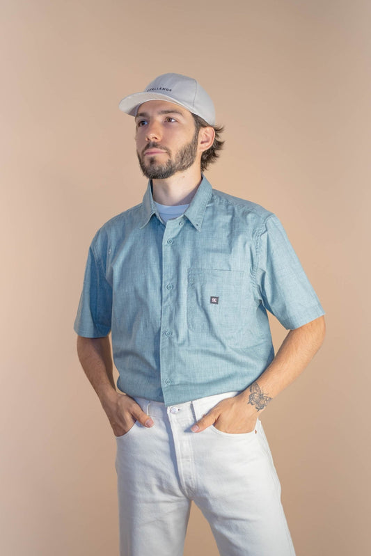 Chemise Manches Courtes DC Shoes Homme 801 - VERT - L - amifrip - Friperie en ligne et vêtements vintage