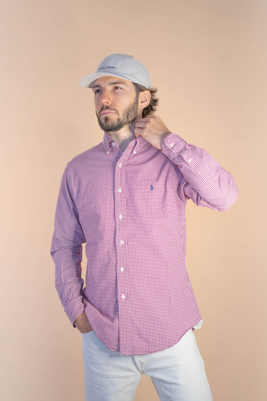 Chemise Ralph Lauren à Carreaux Homme 632 - ROUGE - L - amifrip - Friperie en ligne et vêtements vintage