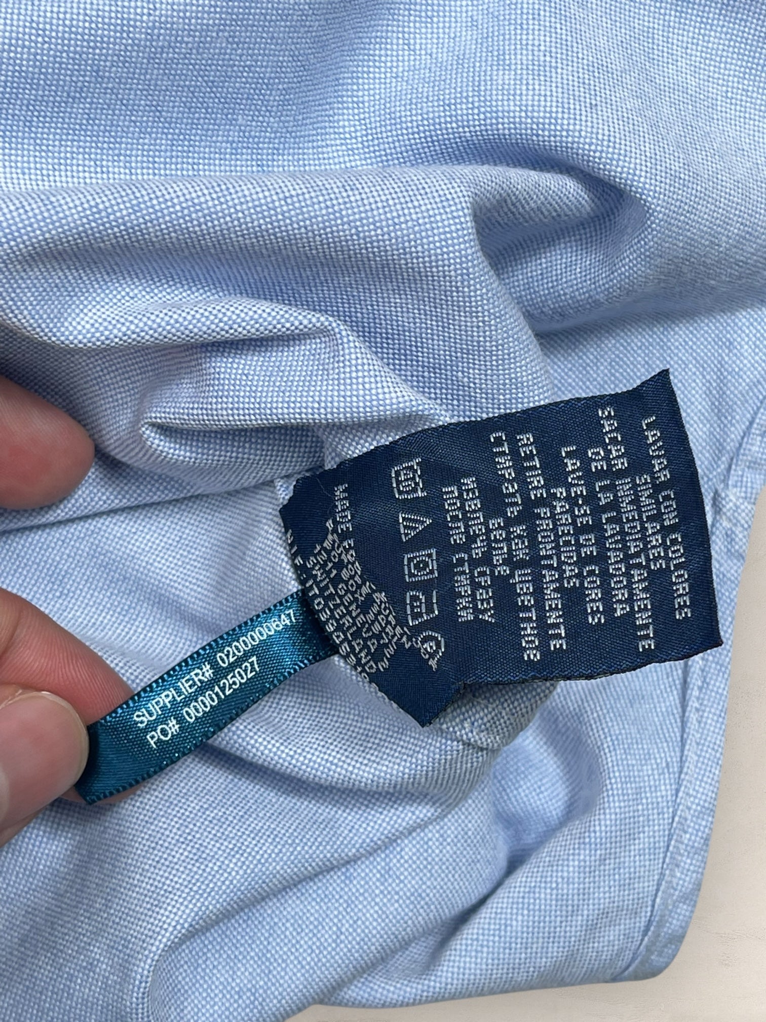 Chemise Ralph Lauren Bleu Femme S Réf : 2491 - Bleu - S - amifrip - Friperie en ligne et vêtements vintage