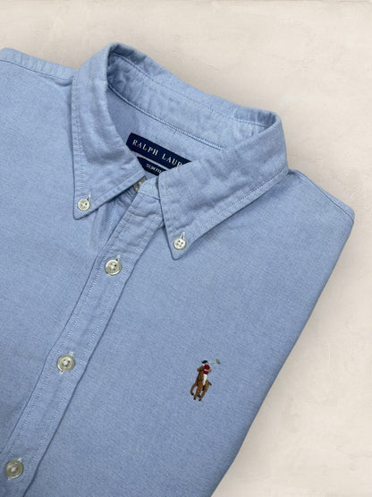 Chemise Ralph Lauren Bleu Femme S Réf : 2491 - Bleu - S - amifrip - Friperie en ligne et vêtements vintage