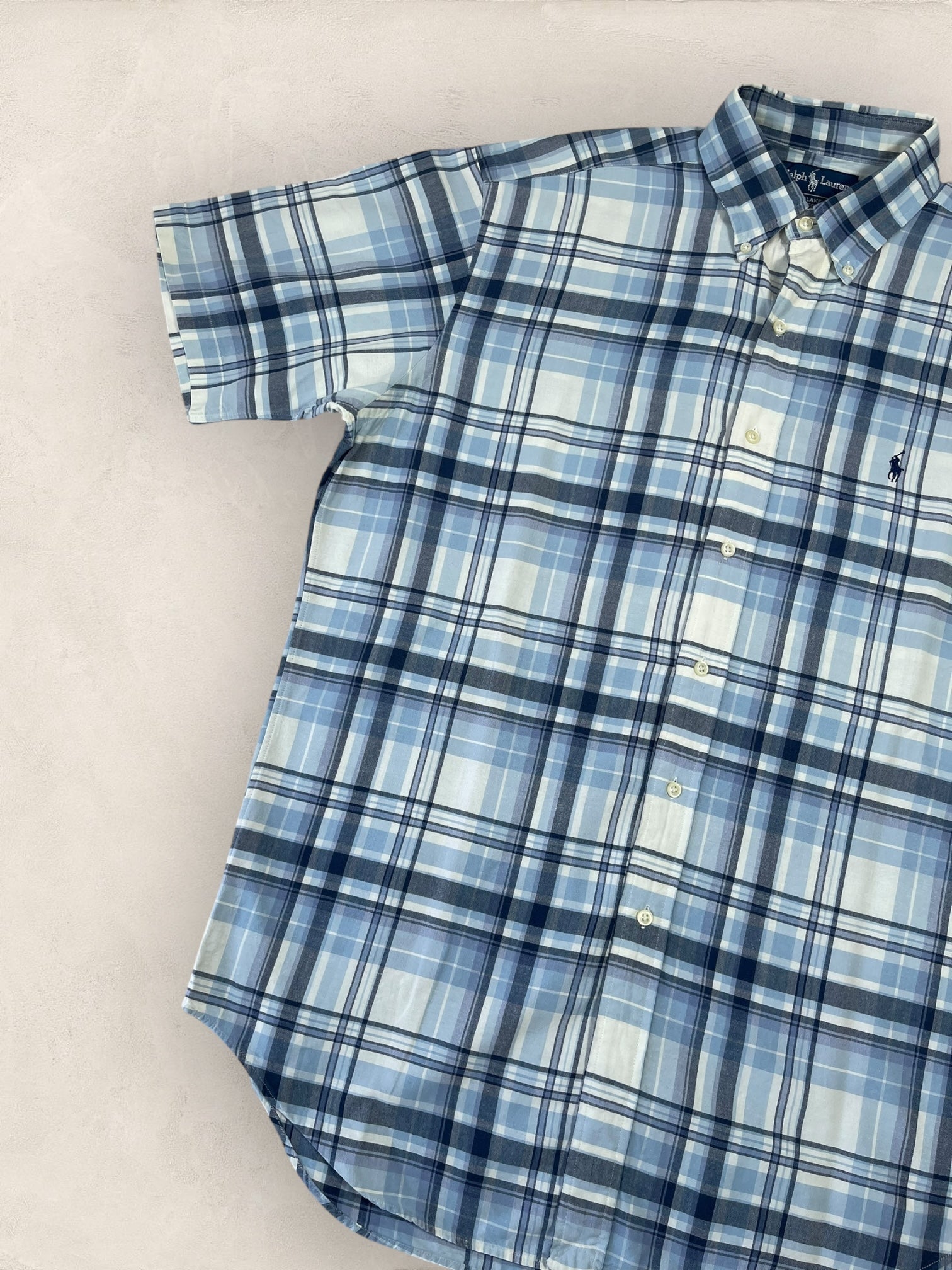 Chemise Ralph Lauren Bleu M Homme Ref : 1913 - Bleu - M - amifrip - Friperie en ligne et vêtements vintage