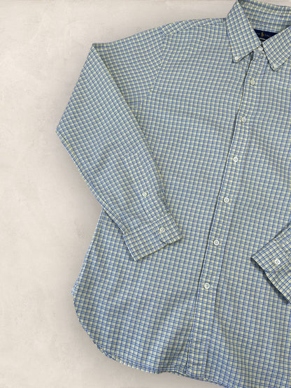 Chemise Ralph Lauren Bleu M Homme Ref : 1922 - Bleu - M - amifrip - Friperie en ligne et vêtements vintage