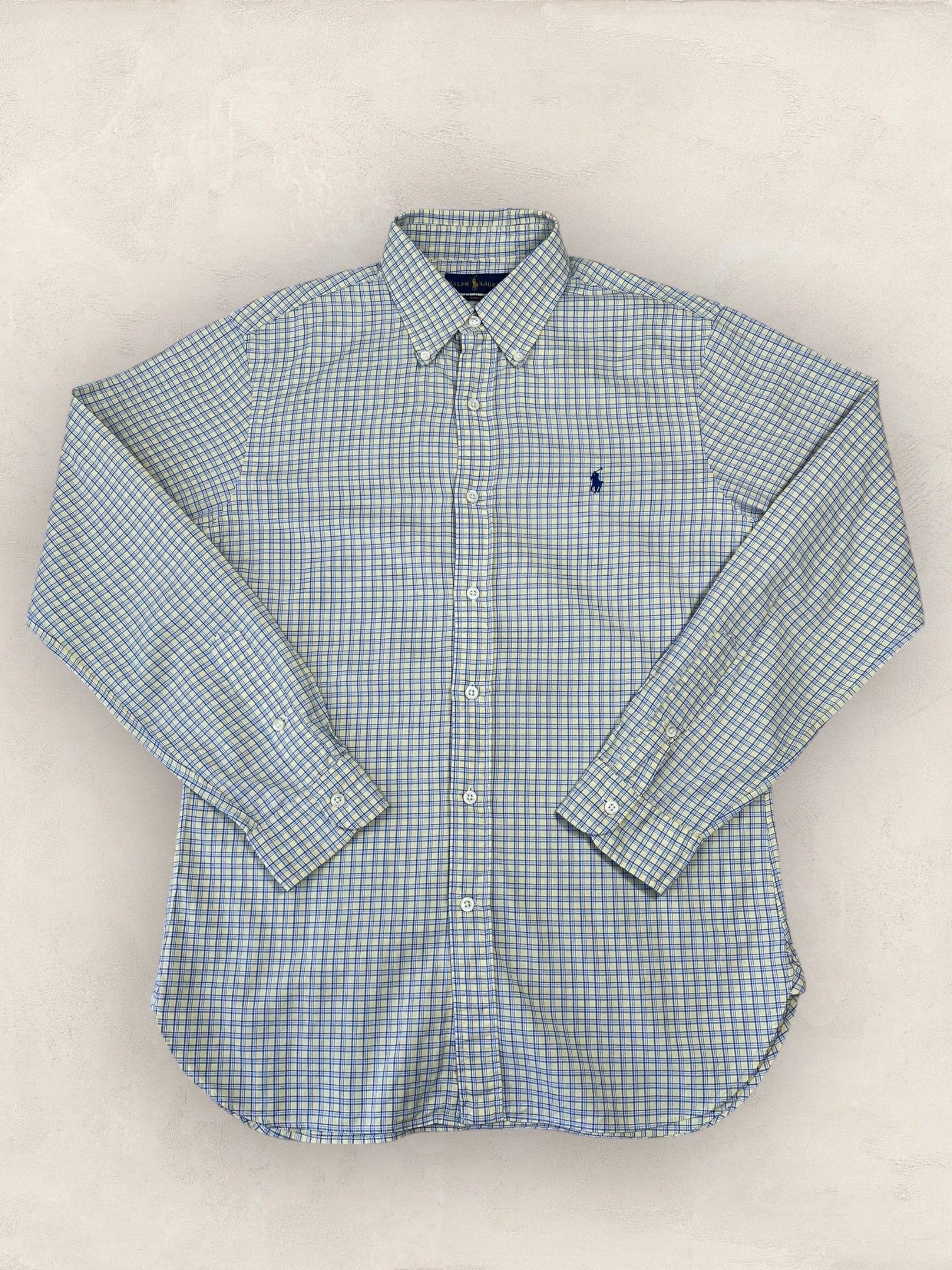 Chemise Ralph Lauren Bleu M Homme Ref : 1922 - Bleu - M - amifrip - Friperie en ligne et vêtements vintage