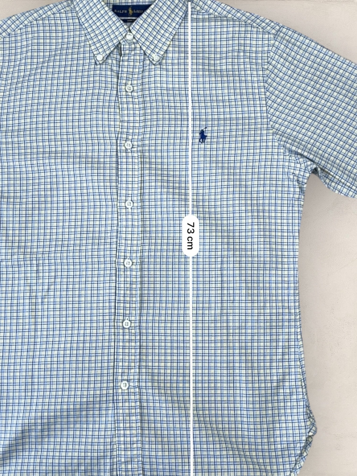 Chemise Ralph Lauren Bleu M Homme Ref : 1922 - Bleu - M - amifrip - Friperie en ligne et vêtements vintage