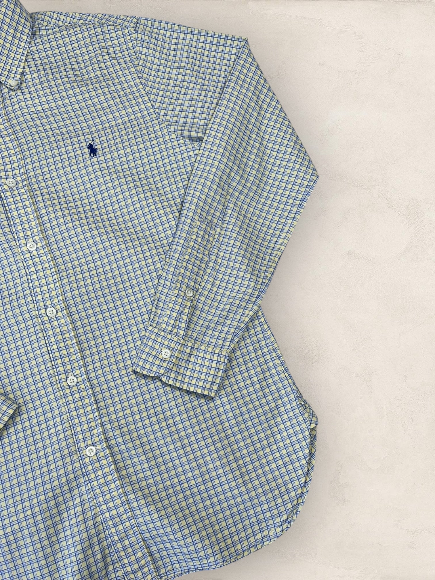 Chemise Ralph Lauren Bleu M Homme Ref : 1922 - Bleu - M - amifrip - Friperie en ligne et vêtements vintage