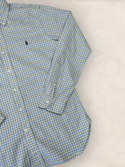 Chemise Ralph Lauren Bleu M Homme Ref : 1922 - Bleu - M - amifrip - Friperie en ligne et vêtements vintage