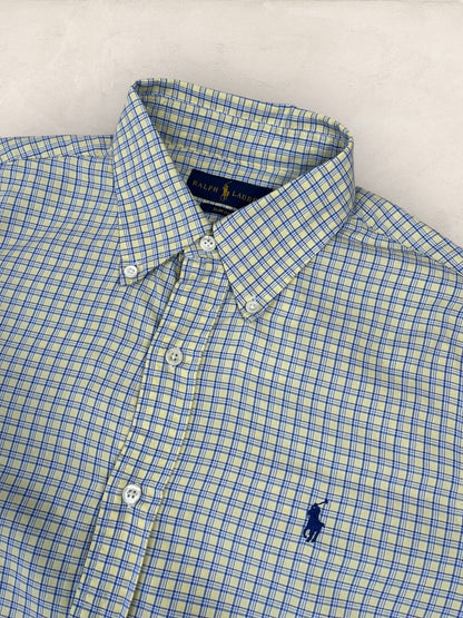 Chemise Ralph Lauren Bleu M Homme Ref : 1922 - Bleu - M - amifrip - Friperie en ligne et vêtements vintage