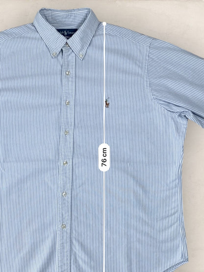 Chemise Ralph Lauren Bleu XL Homme Ref: 2771 - Bleu - XL - amifrip - Friperie en ligne et vêtements vintage