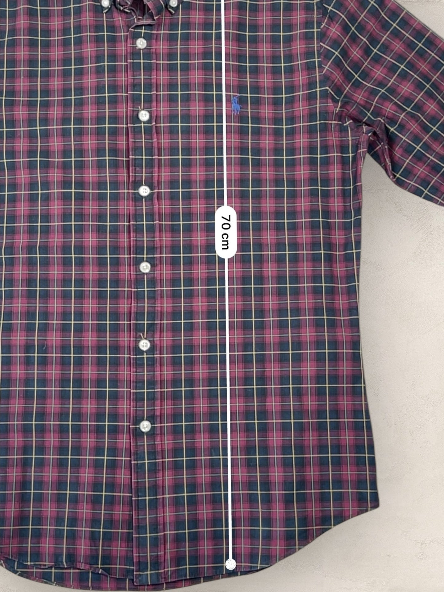 Chemise Ralph Lauren Bordeaux M Homme Ref : 1003 - Bordeaux - M - amifrip - Friperie en ligne et vêtements vintage