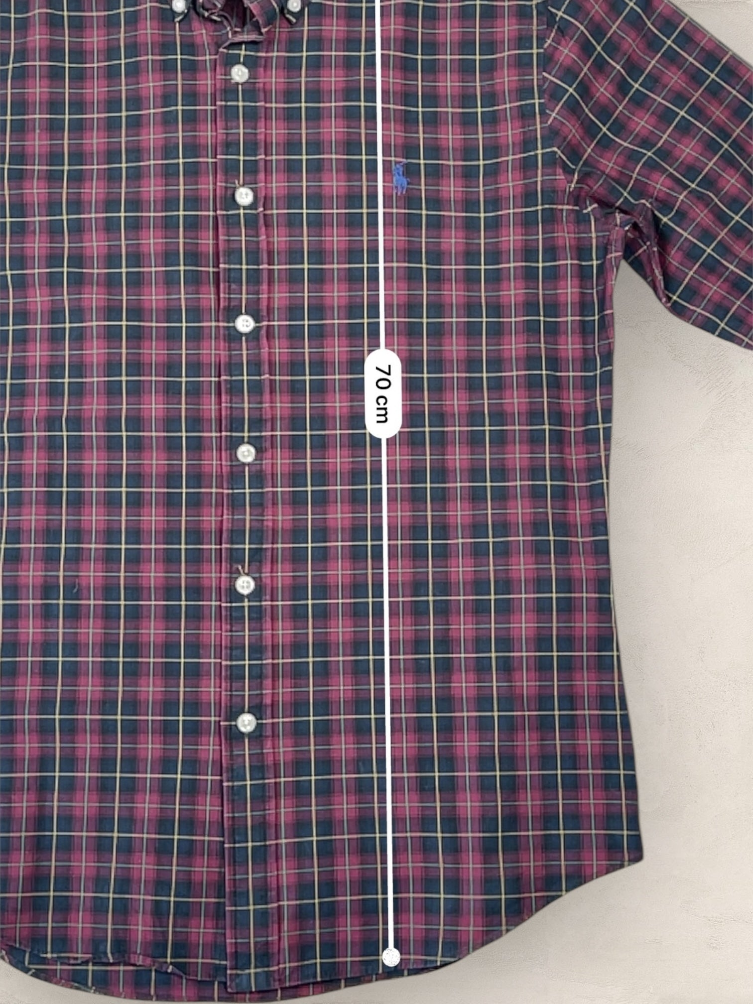 Chemise Ralph Lauren Bordeaux M Homme Ref : 1003 - Bordeaux - M - amifrip - Friperie en ligne et vêtements vintage