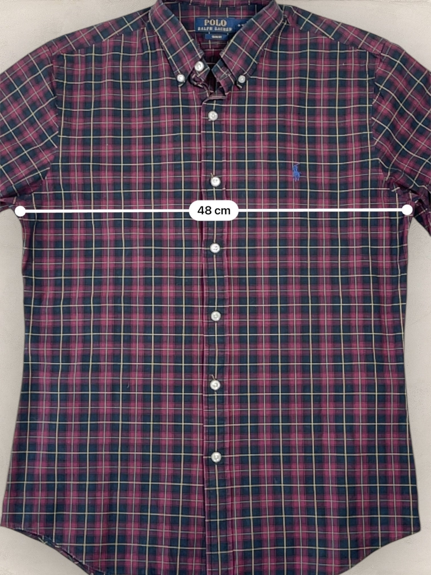 Chemise Ralph Lauren Bordeaux M Homme Ref : 1003 - Bordeaux - M - amifrip - Friperie en ligne et vêtements vintage